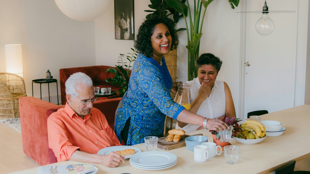 tending to aging parents